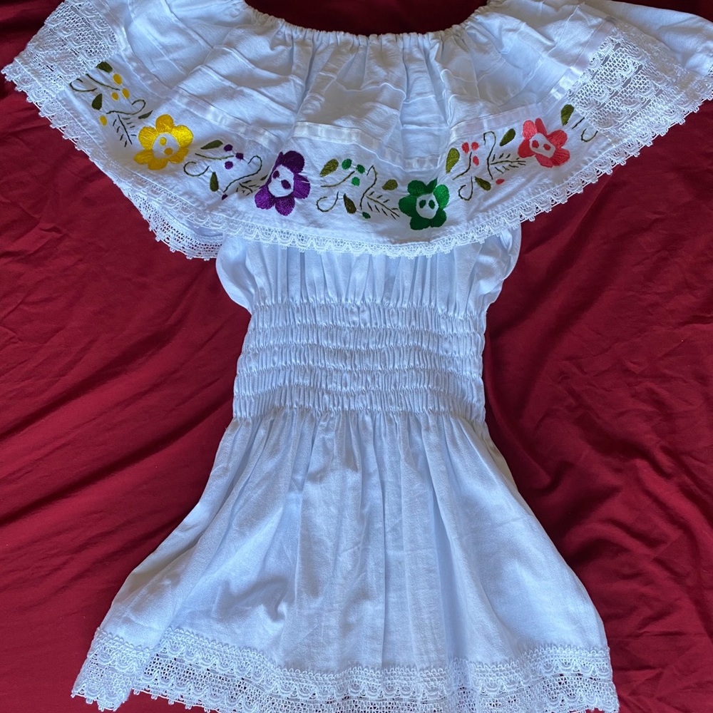 White Sexy off the shoulder top